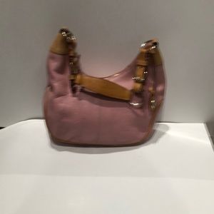 Dooney and Bourke pink and brown handbag